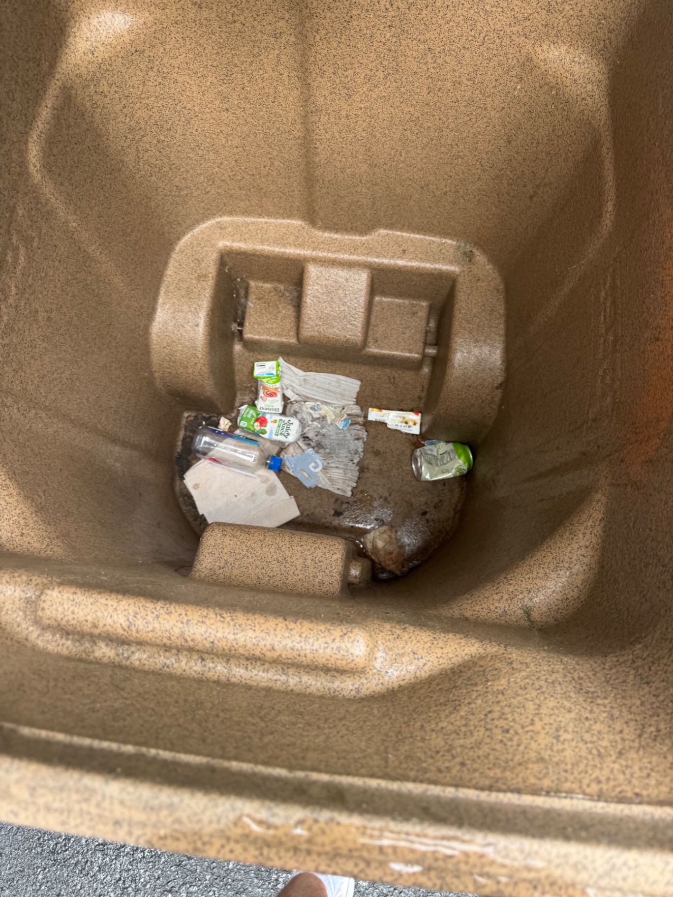 Trash & Residue Removed — Before